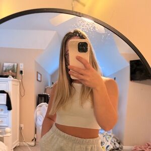 SHEIN Classic White Knit Top